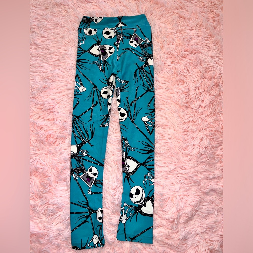 LuLaRoe Nightmare Before Christmas/Jack Skellington Disney Kids Leggings NEW